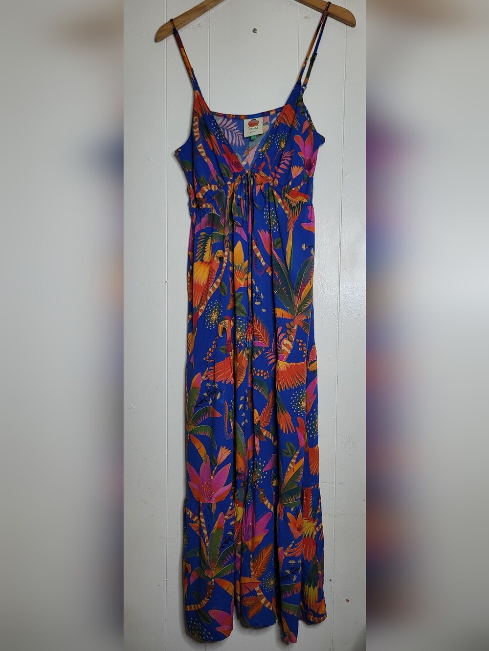 FARM Rio Macaw Party Cover Up Macaw Party Blue - Picture 2 of 12